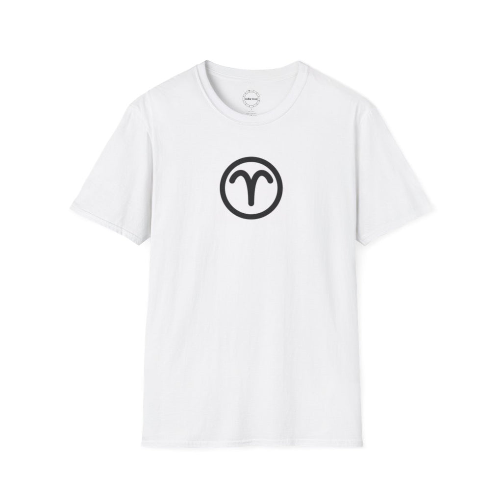 Aries Zodiac Symbol T-Shirt – Bold Unisex Astrology Tee with Unique Design, Perfect Everyday Wear & Gift
